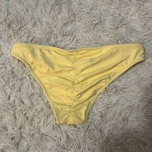 Pastel Yellow cheeky bikini bottoms